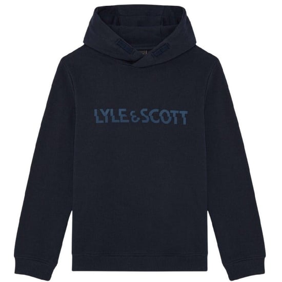 Lyle & Scott Jongens Logo Pullover Hoodie (Donkere marine) - Image 2