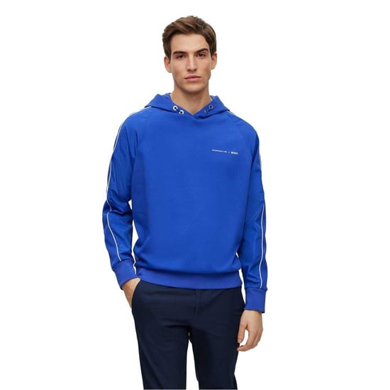 Boss Heren Porsche X Hoodie (Helder Blauw) - Image 2