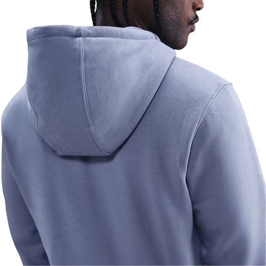 Nike Huvtröja med hel dragkedja för herr från Sportswear Club (Indigo) - Image 4