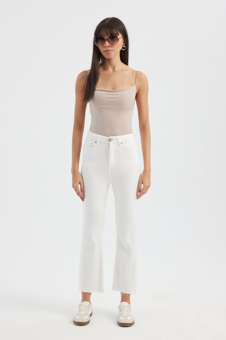 Spaghetti Strap Ruched Cami Top - Image 2