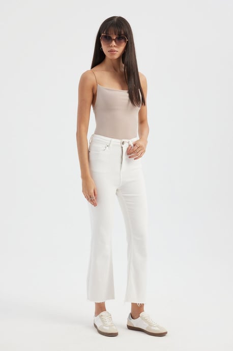 Spaghetti Strap Ruched Cami Top - Image 3