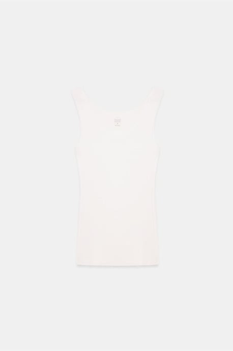Aansluitend Mouwloze Katoenmix Cami Blouse - Image 5