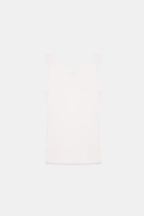 Aansluitend Mouwloze Katoenmix Cami Blouse - Image 6