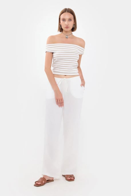 Randig Off-Shoulder Topp - Image 2