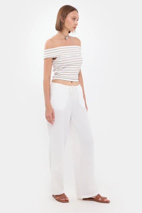 Randig Off-Shoulder Topp - Image 3
