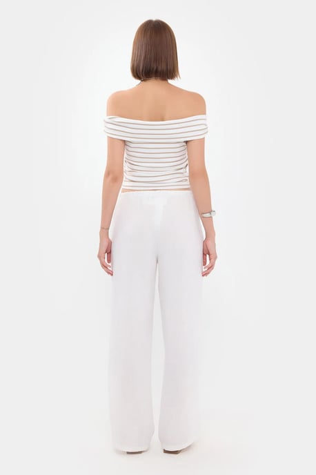 Randig Off-Shoulder Topp - Image 4