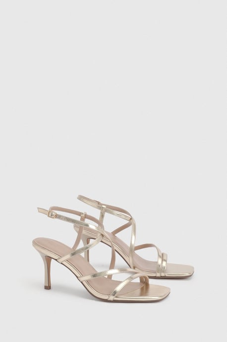 Strappy Cross Over High Heels - Image 3