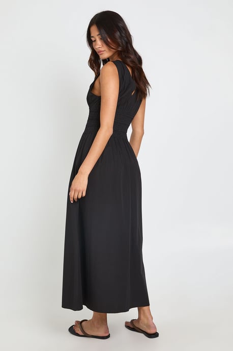 Shirred Waist Midaxi Dress - Image 2