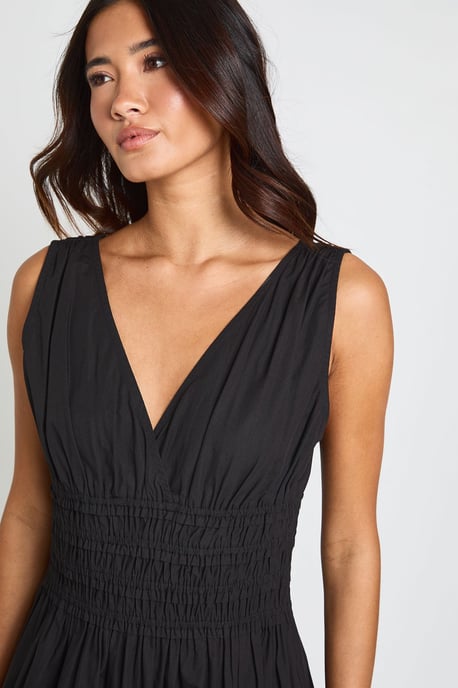Shirred Waist Midaxi Dress - Image 4