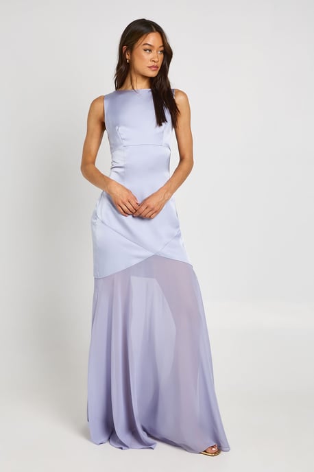 Tall Square Neck Full Skirt Mini Dress - Image 3