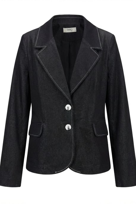 Kvinnors Bomull-Lycra Poplin Blazerjacka - Image 6
