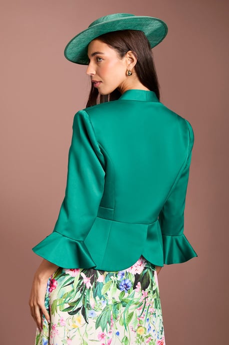 Lisa Tan Flared Cuff Layering Jacket - Image 5