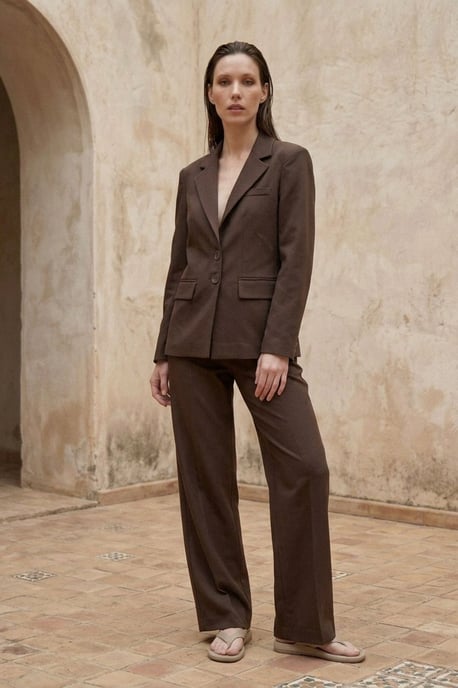Women's regular-fit blazer jacket - Image 2