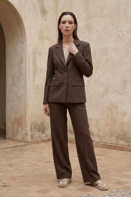 Women's regular-fit blazer jacket - Image 3