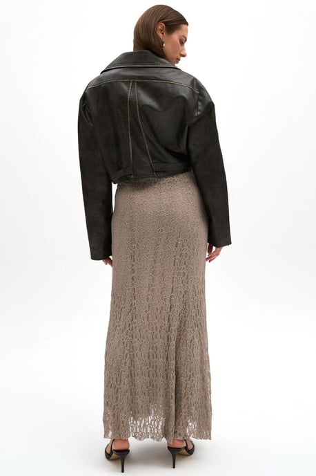 Carnas Faux Leather Jas - Image 4