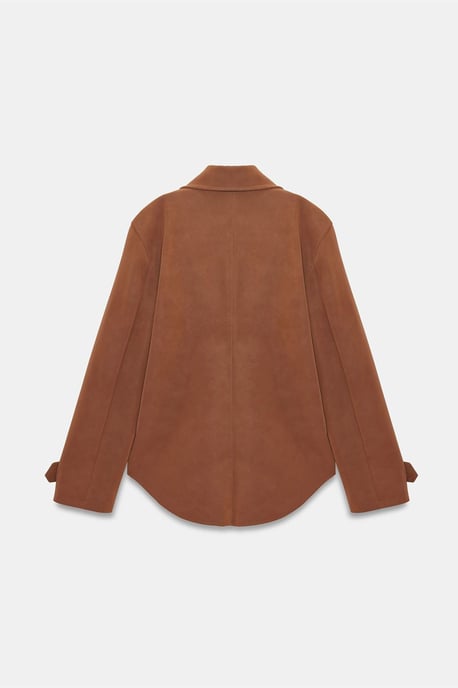 Kvinnors Falsk Sufj Jackets med Knappar - Image 6