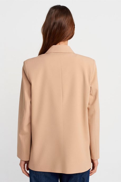 Lång Crepe Blazer Jacka - Image 2