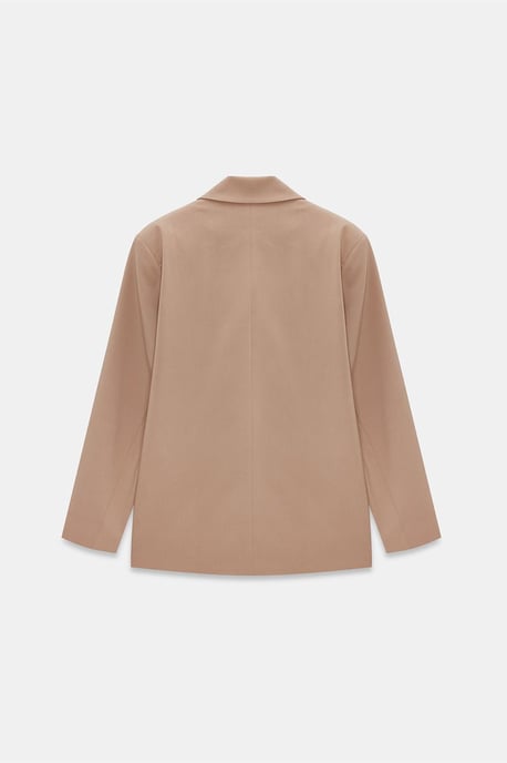 Lång Crepe Blazer Jacka - Image 6