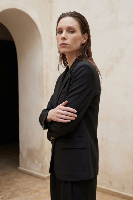 Damblazer med regular fit - Image 4