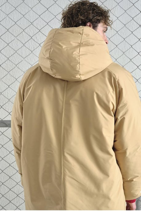 Long Hooded Puffer Down Coat with Pockets - Image 3