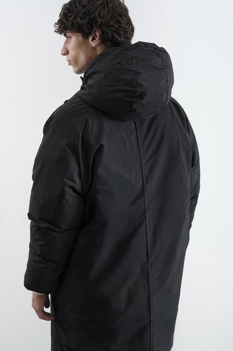 Thick Hooded Puffer Down Coat with Pocket - Image 4