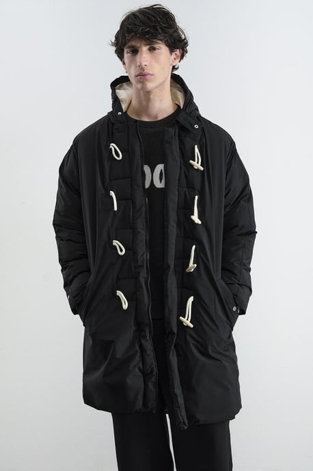 Thick Hooded Puffer Down Coat with Pocket - Image 5