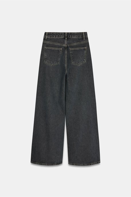 Hoog-Waisted Wijde Jeans van Katoen - Image 5