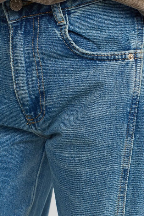 Hoge Taille Wijde Cargo Jeans - Image 4