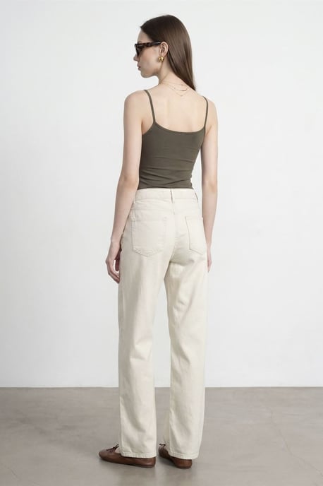 Hoge Taille Wijde Jeans - Image 2