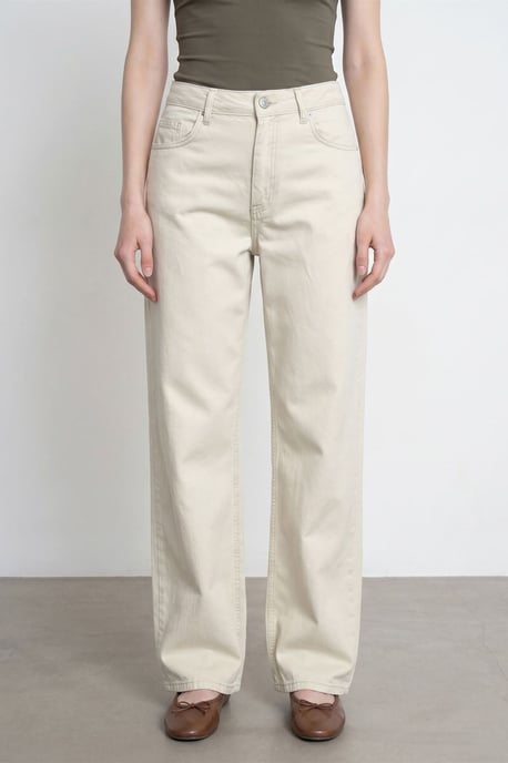 Hoge Taille Wijde Jeans - Image 3
