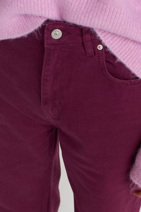 High-Waist Wide-Leg Cotton Denim Jeans - Image 3