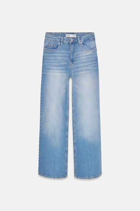 Högmidjade vida jeans - Image 5