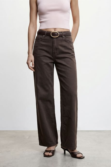 Hoge Taille Wijde Jeans - Image 3