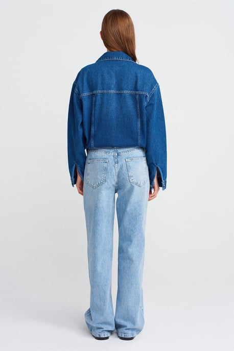 Hög midja vida jeans - Image 2