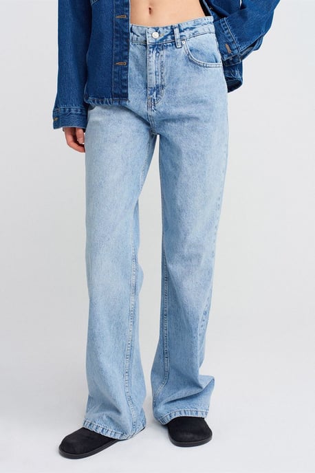 Hög midja vida jeans - Image 3