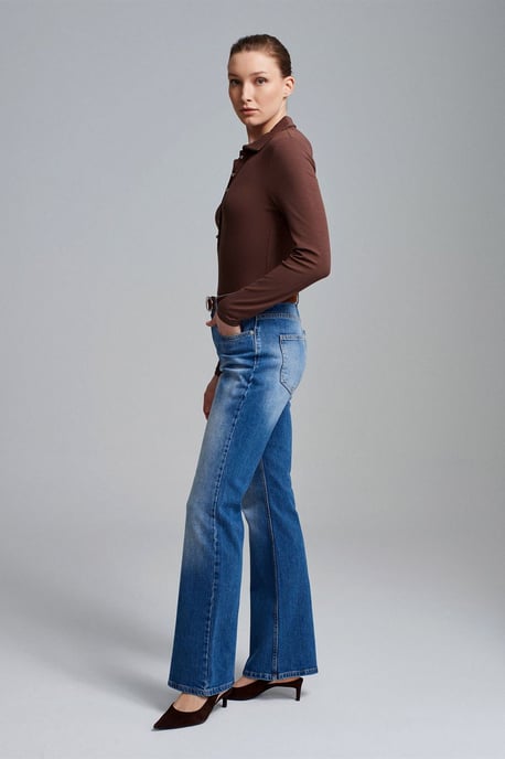 Lage Taille Rechte Jeans - Image 4