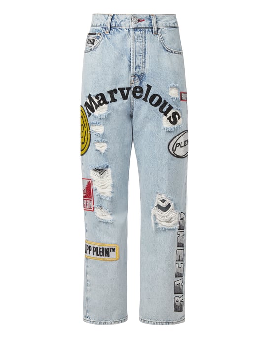 Denim Trousers Loose Fit - Image 1