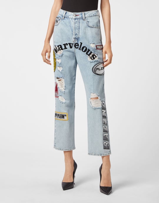 Denim Trousers Loose Fit - Image 2