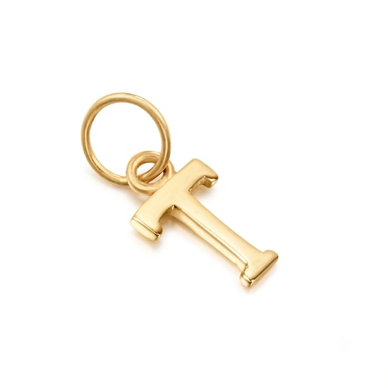 18ct Gold Plated Classic Font Alphabet Letter Charm - Image 3