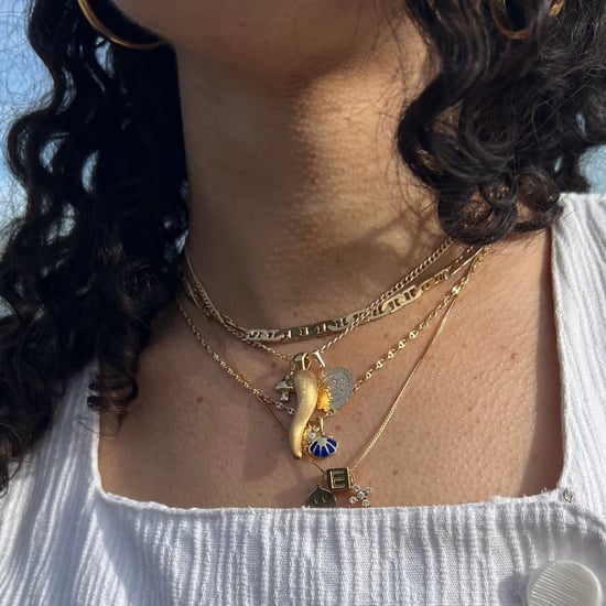 18ct Gold Plated Textured Cornicello Pendant - Image 5