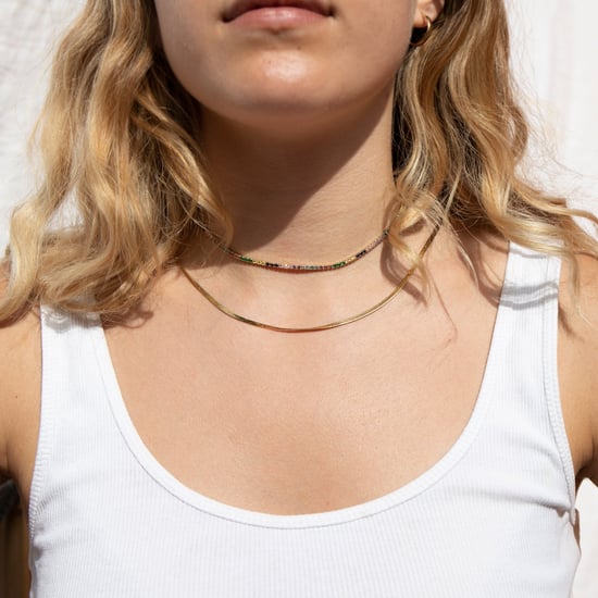 18ct Gold Plated Rainbow CZ Tennis Choker - Image 4
