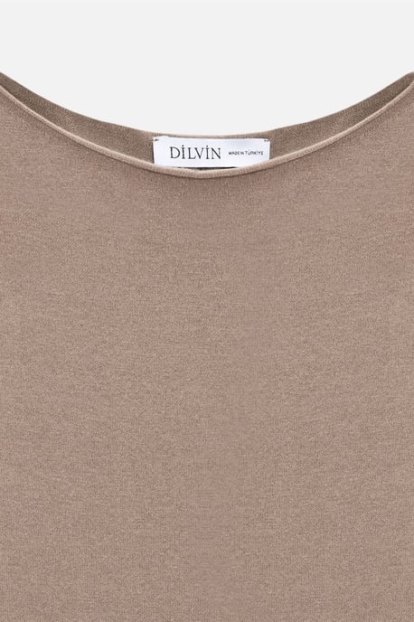 Dames Ribbels Boothals Slim-fit Trui - Image 3