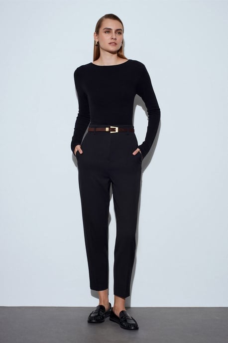 Dames Geribbeld Bootneck Slim-fit Trui - Image 5