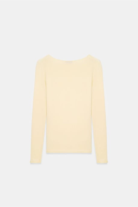 Dames Ribbels Boothals Slank-Fit Trui - Image 5