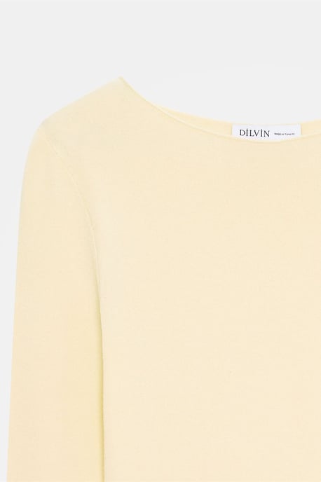 Dames Ribbels Boothals Slank-Fit Trui - Image 6
