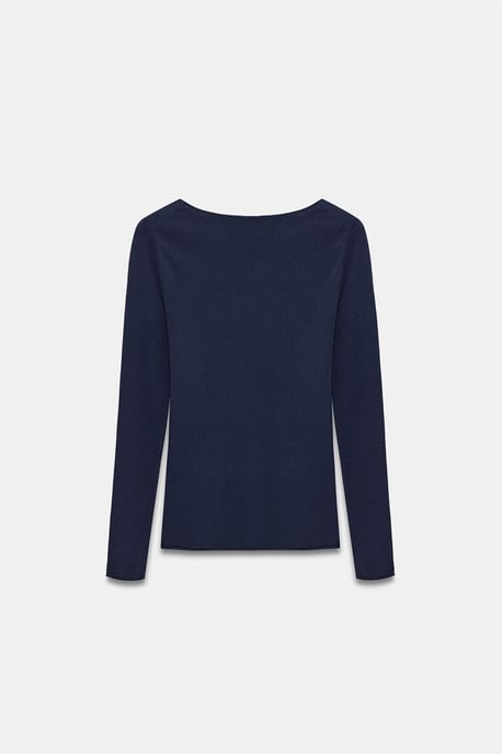 Dames Ribbel Bootneck Slim-fit Trui - Image 6