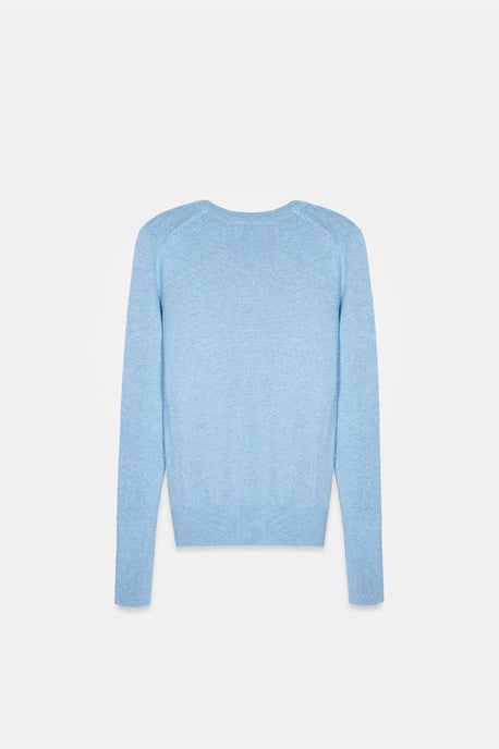 Slim Fit Geribbelde Ronde Hals Trui - Image 6