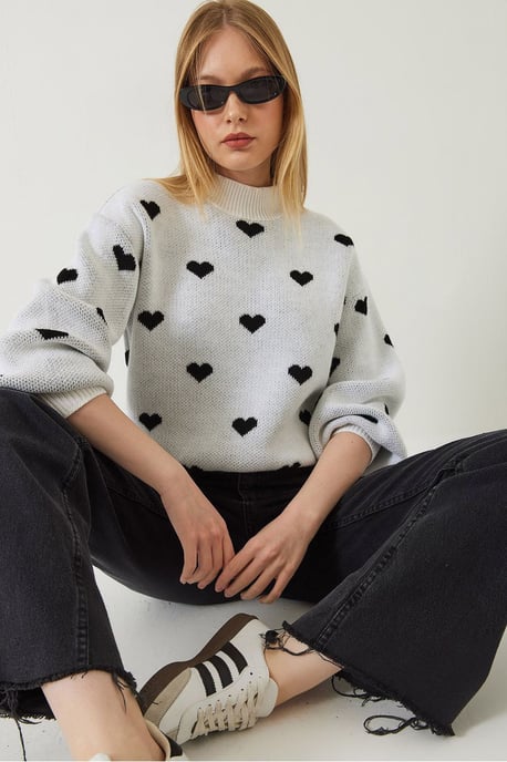 Hartpatroon Crewneck Relaxed Fit Trui - Image 4