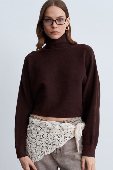 Dames Oversized Korte Coltrui - Image 3