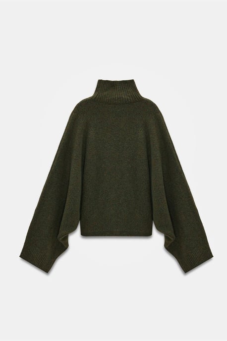 Oversized Geribbelde Coltrui - Image 6